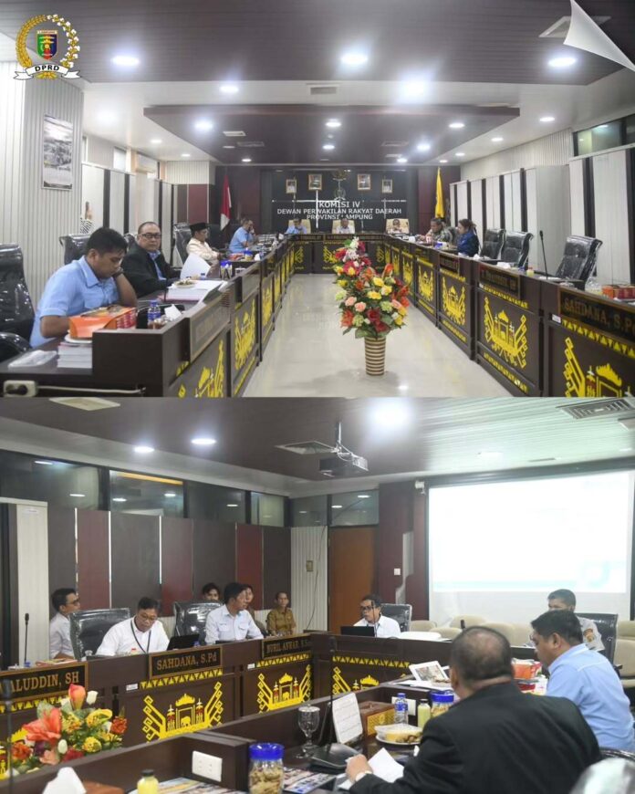 Komisi IV DPRD Provinsi Lampung menggelar Rapat Dengar Pendapat5