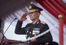 Upacara Penurunan Bendera HUT ke-81 Kemerdekaan RI di Provinsi Lampung Berlangsung Khidmat