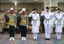 Pengukuhan Paskibraka Lampung 2026, Wagub Jihan Tekankan Pentingnya Integritas dan Kebersamaan